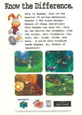 Goodies for Rayman 2 - The Great Escape [Model NUS-NY2E-USA]