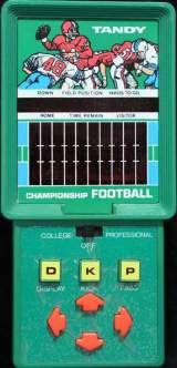 Championship Football [Model 60-2151] the Handheld game