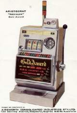 Gold Award [Aristocrat Nevada] the Slot Machine