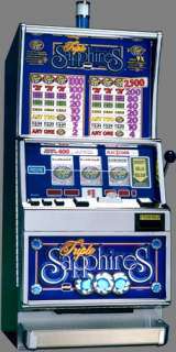 Triple Sapphires [2-Coin Multiplier] the Slot Machine