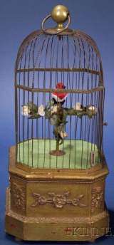 Singing Bird-in-Cage the Working Model