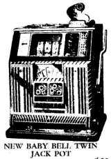 Baby Bell [Twin Jack Pot] [Model 7] the Slot Machine