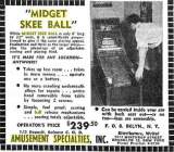 Goodies for Midget Skee Ball