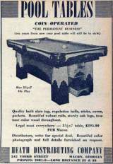 Goodies for Coin-Operated Pool Table