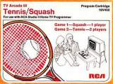 Goodies for TV Arcade III: Tennis/Squash [Model 18V402]