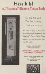 Goodies for National Electric Ticket Scale