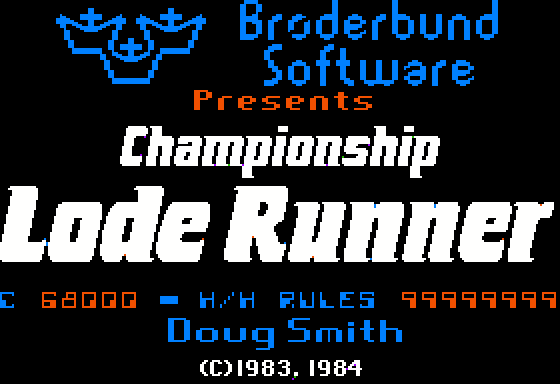 Championship Lode Runner screenshot