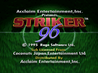 Striker 96 [Model SLUS-00210] screenshot