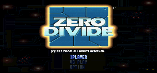 Zero Divide [Model SLUS-00183] screenshot