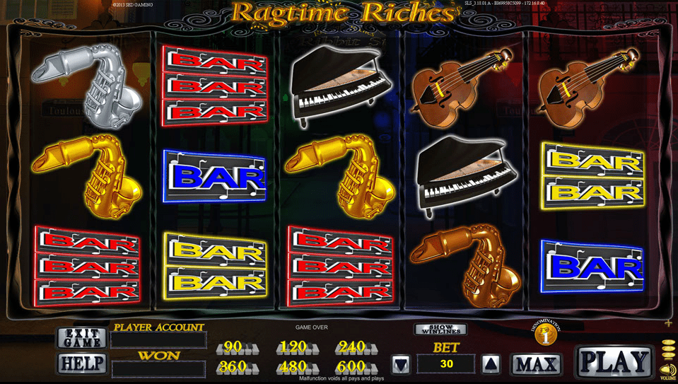 Ragtime Riches screenshot