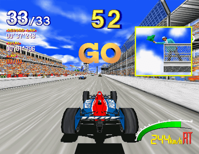 Sega Arcade Auto Racing Games on Speedway  Coin Op  Arcade Video Game  Sega Enterprises  Ltd   1995
