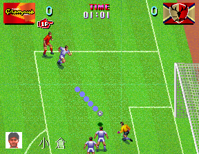 J-League Soccer V-Shoot screenshot