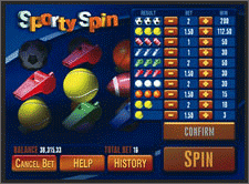 Sporty Spin screenshot