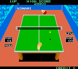Konami's Ping Pong [Model GX555] screenshot
