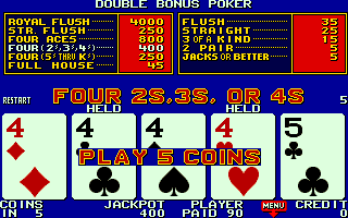 Multi Poker [Model XM00002P] screenshot