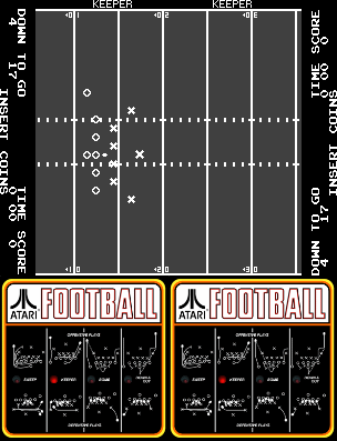 Atari Football [2-Player model] screenshot