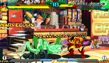 Marvel Super Heroes vs. Street Fighter [Green Board] screenshot