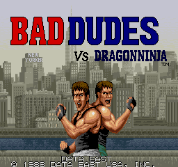Bad Dudes vs. Dragonninja [Model 1US34] screenshot