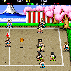 Nekketsu Koukou Dodgeball-bu [Model TA-0022] screenshot