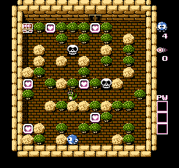 Adventures of Lolo 2 [Model NES-A4-EEC] screenshot
