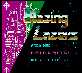 Blazing Lazers [United Amusement PC-Engine] screenshot