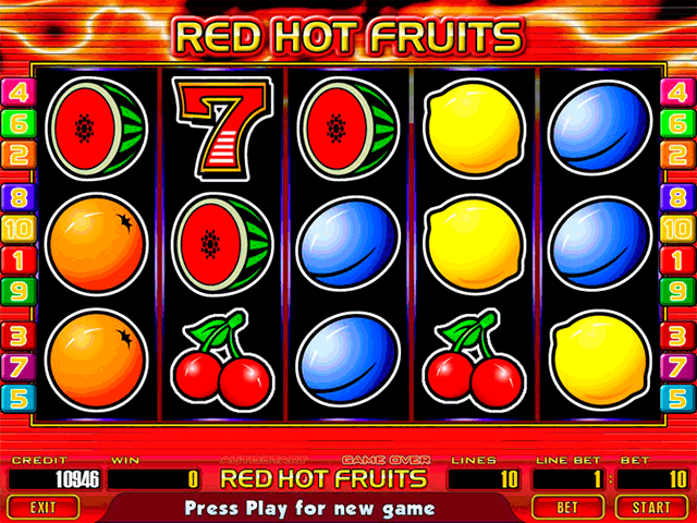 Red Hot Fruits Slot Machine