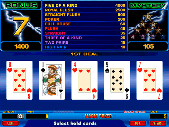 Magic Poker screenshot