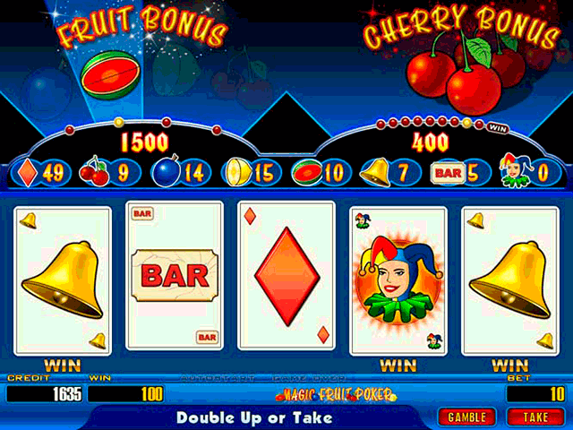 Magic Fruit Poker screenshot