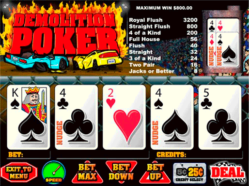 Demolition Poker screenshot