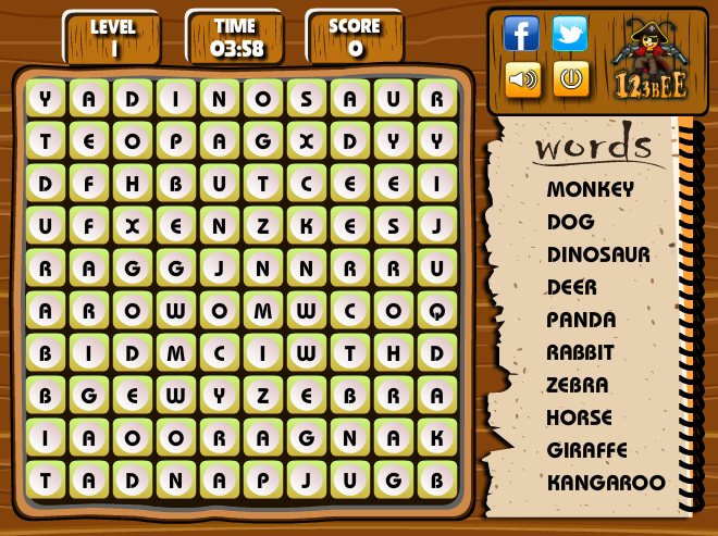 Animals Word Search screenshot