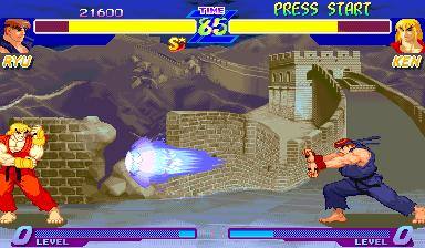Street Fighter Zero [Green Board] screenshot