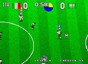 Tecmo World Soccer '96 screenshot