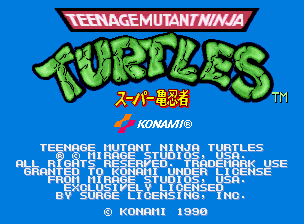 Teenage Mutant Ninja Turtles - Super Kame Ninja [Model GX963] screenshot