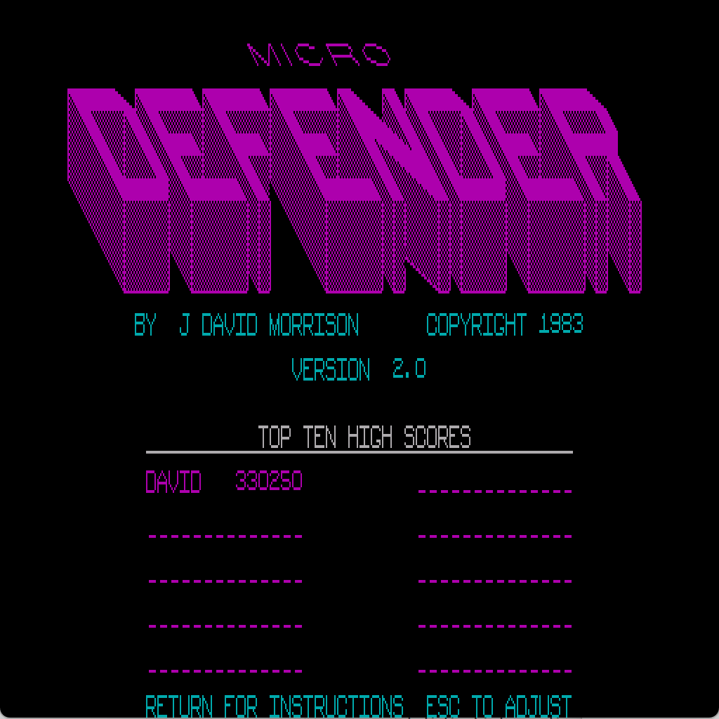 Micro Defender screenshot