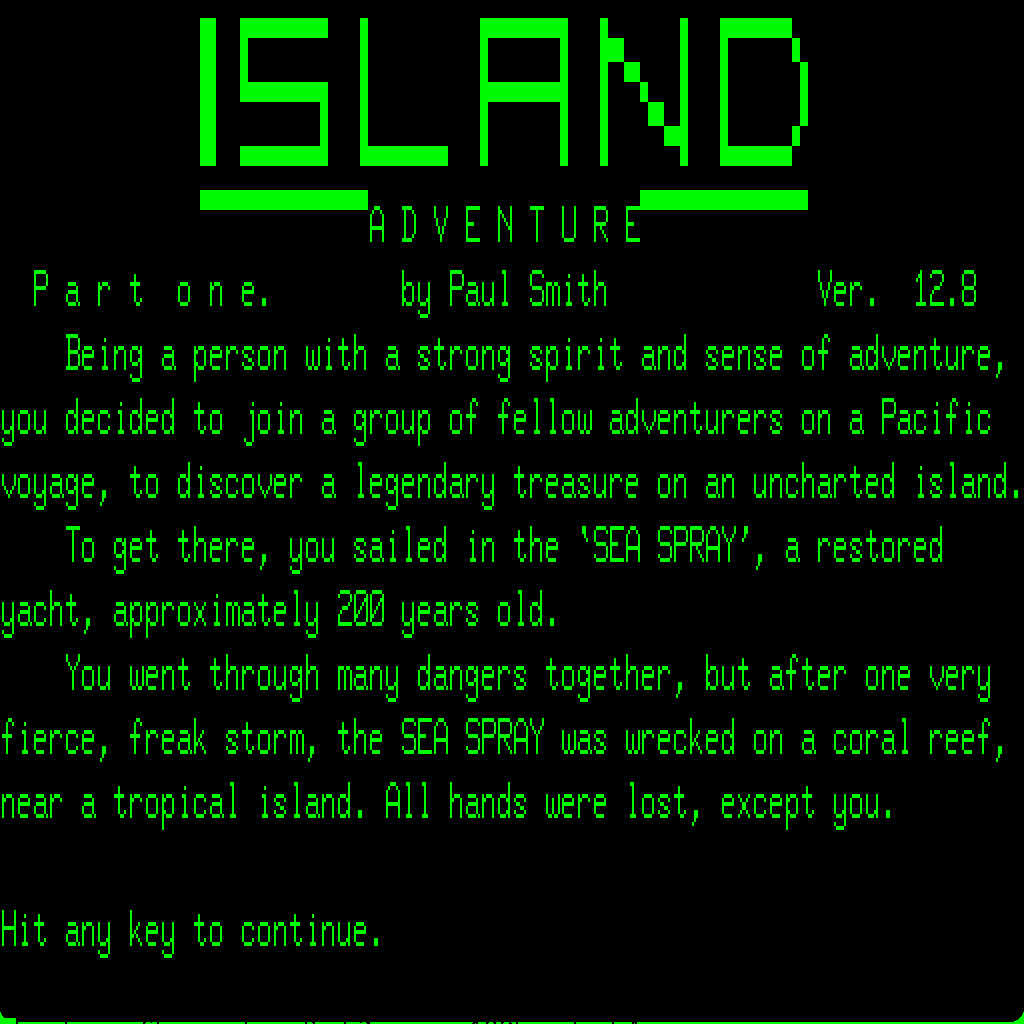 Island Adventure Part One screenshot