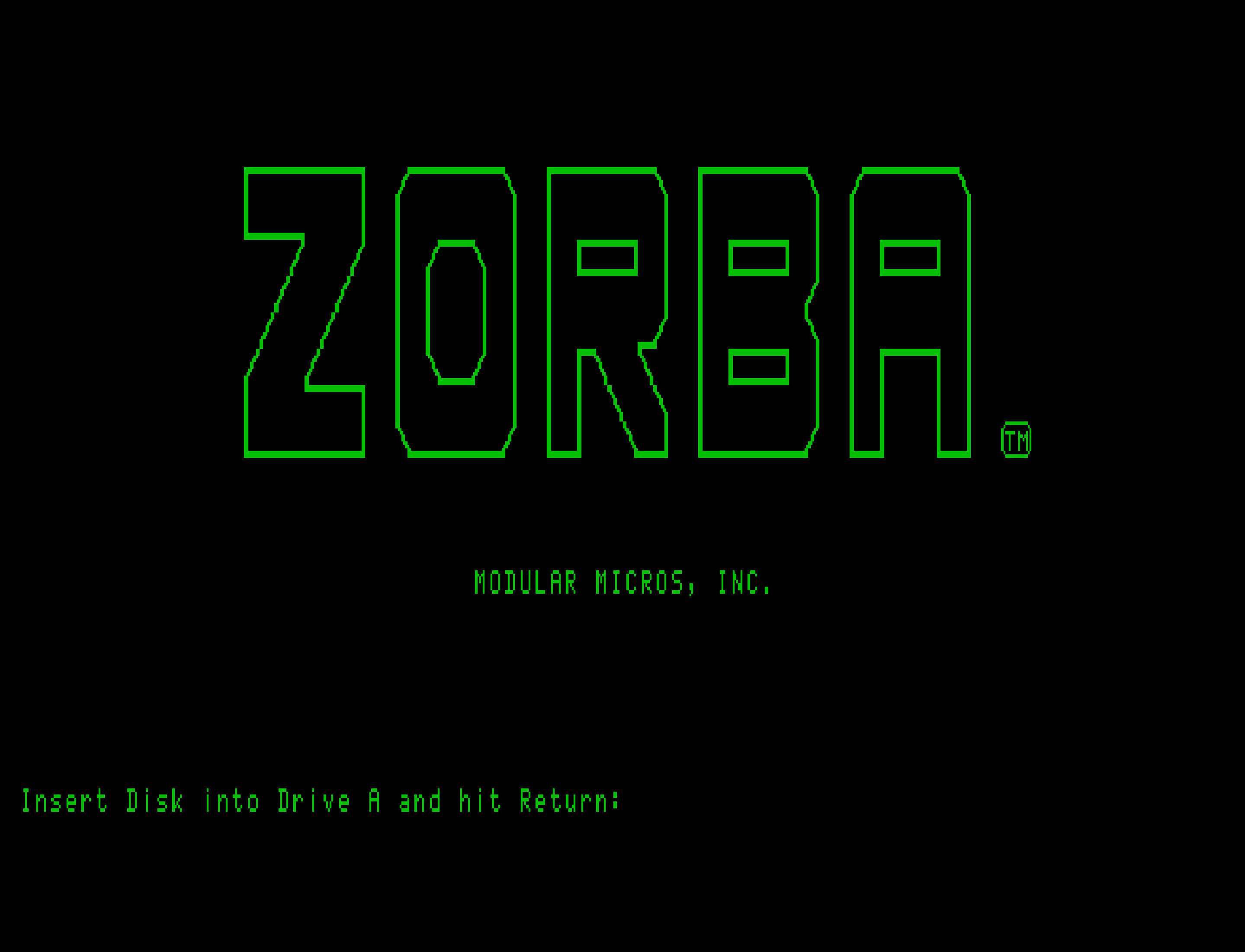 Zorba screenshot
