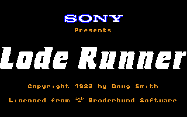 Lode Runner [Model SMW-G712D] screenshot