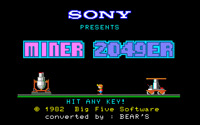 Miner 2049er [Model SMW-G710D] screenshot