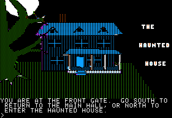Graphics Eamon Adventure #1 The Haunted House screenshot