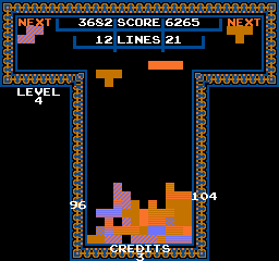 Vs. Tetris screenshot