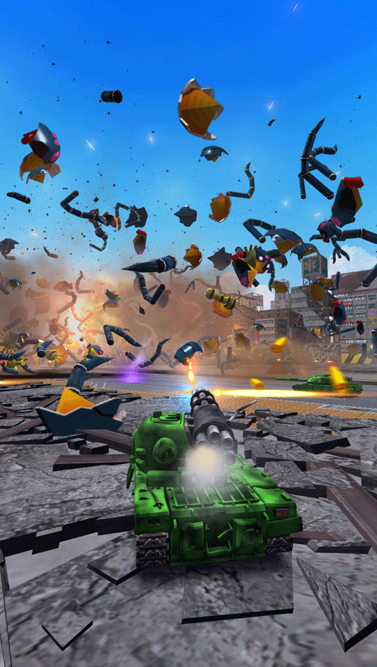 Tank! Tank! Tank Motion Cabinet Battle Party Game screenshot