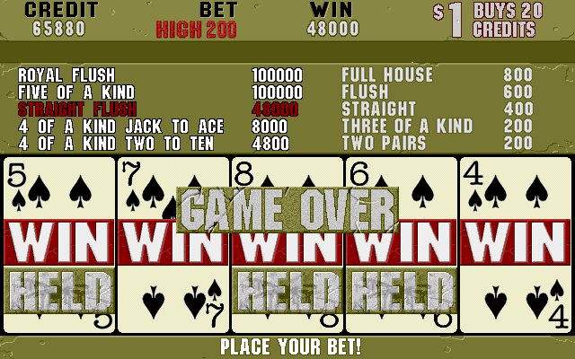 Bad Dog Poker screenshot