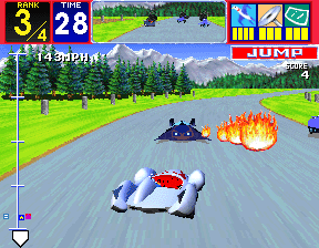 Auto Racing Arcade Coin on Speed Racer  Coin Op  Arcade Video Game  Namco  Ltd   1995