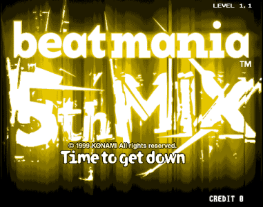 beatmania 5thMix - Time to get down screenshot