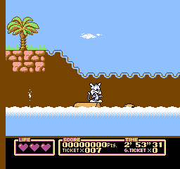 Tiny Toon Adventures 2 - Trouble in Wackyland [Model NES-T2-NOE] screenshot