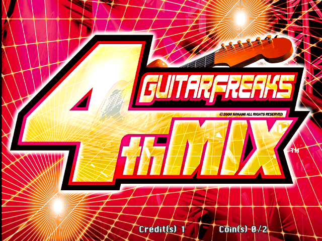 GuitarFreaks 4thMix [Model GEA24] screenshot