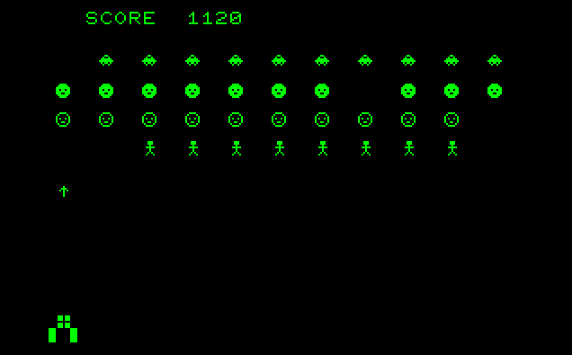 Space Invader Modoki screenshot