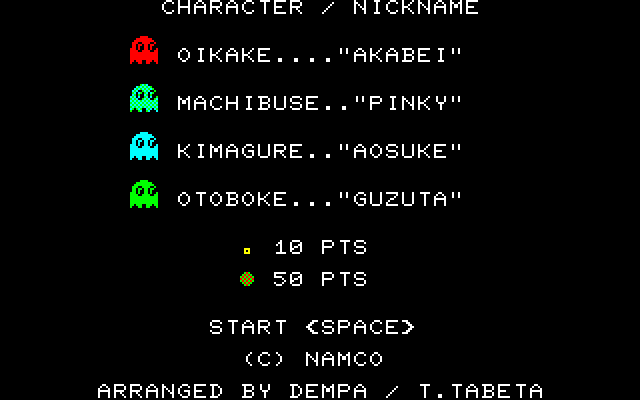 Pac-Man [Model DP-3102-231] screenshot