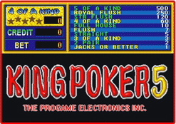 King Poker 5 [Model ICA149] screenshot