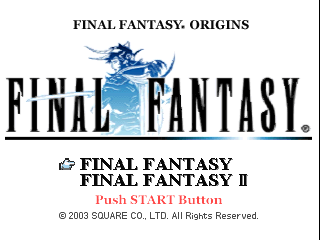 Final Fantasy Origins [Model SLUS-01541] screenshot